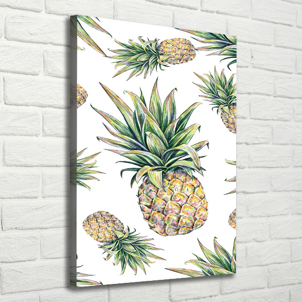 Wandbild vertikales Ananas