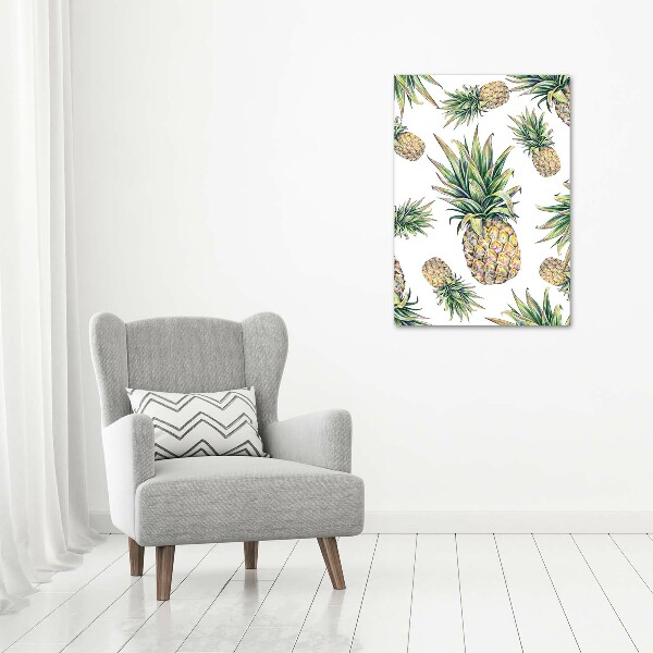 Wandbild vertikales Ananas
