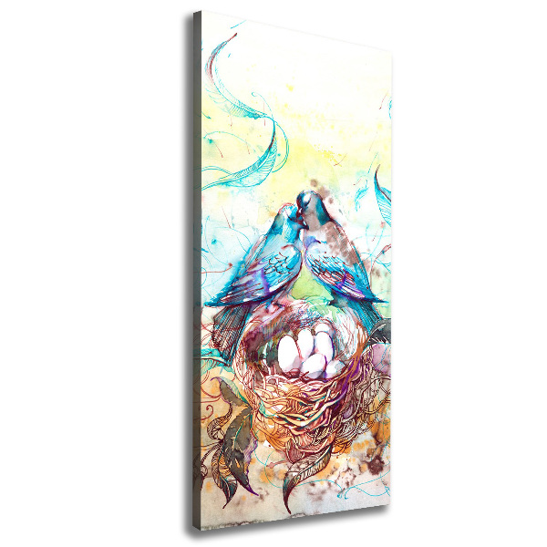 Foto auf leinwand vertikales Familie