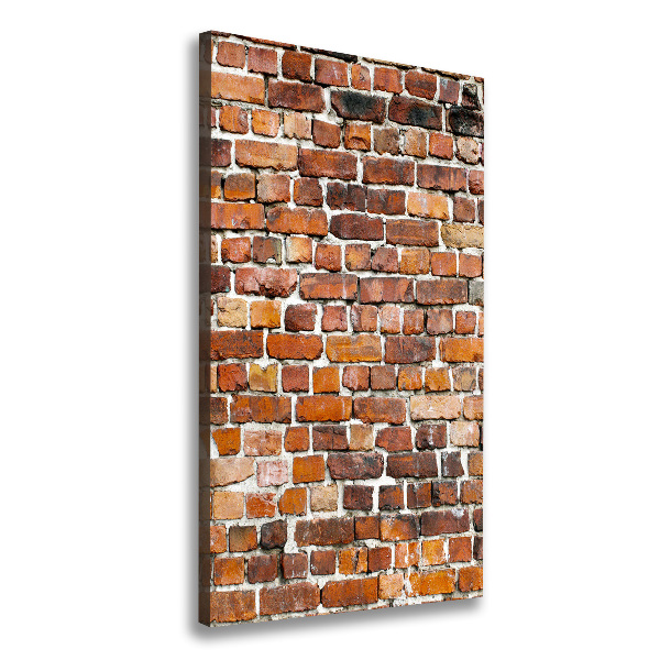 Wandbild vertikales Ziegelmauer