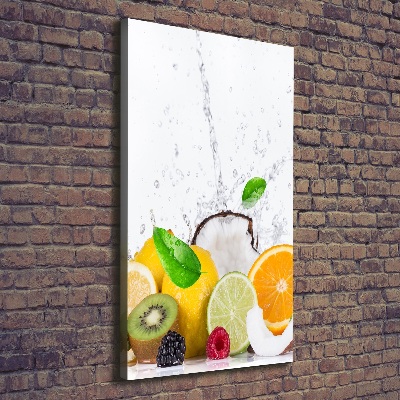 Foto auf leinwand vertikales Obst
