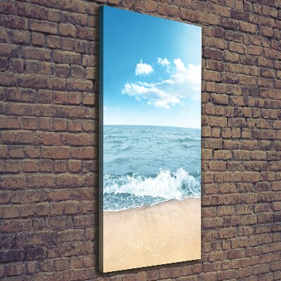 Foto auf leinwand vertikales Strand und Meer