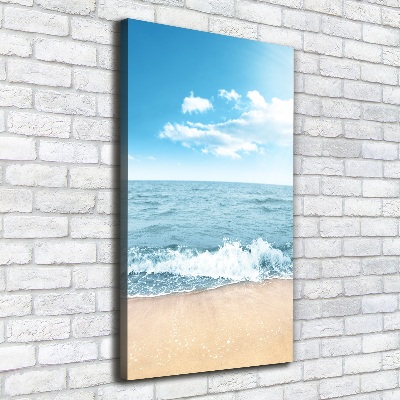Foto auf leinwand vertikales Strand und Meer