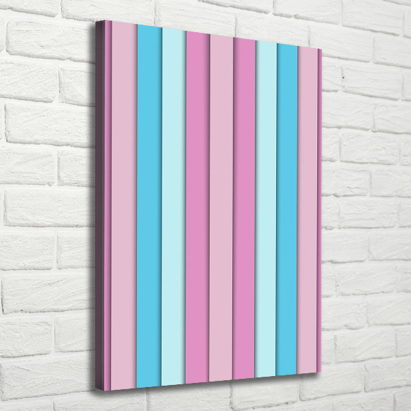 Wandbild vertikales Bunte Streifen