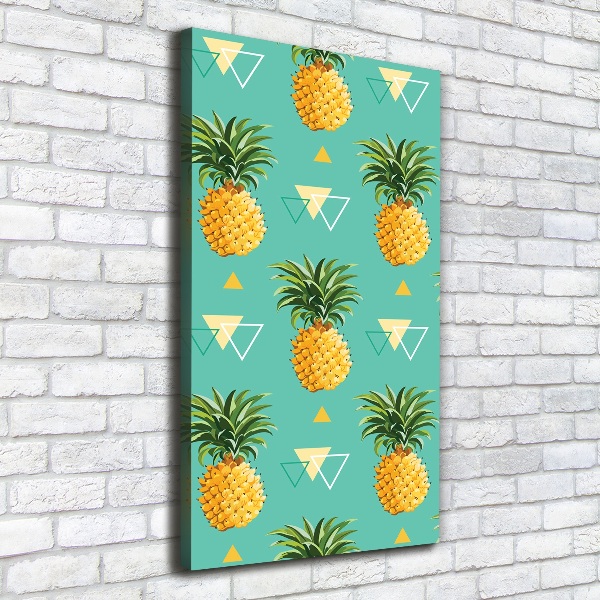 Foto leinwand vertikales Ananas