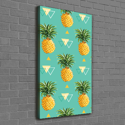 Foto leinwand vertikales Ananas