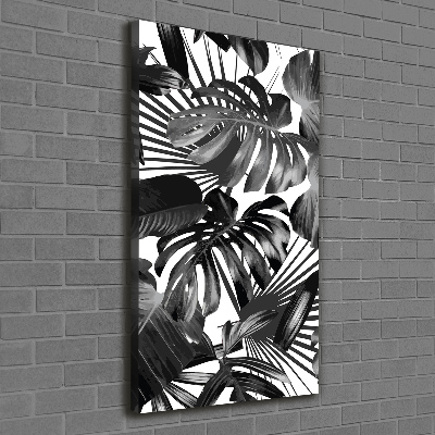 Foto leinwand vertikales Tropische Blätter
