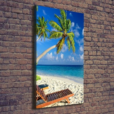 Wandbild vertikales Tropischer Strand