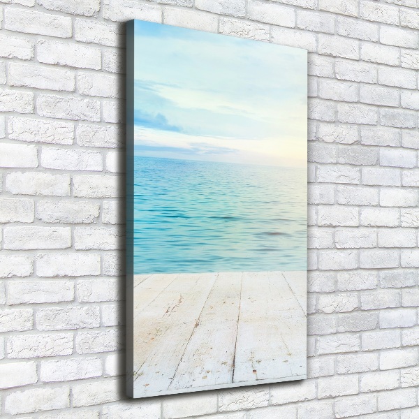 Foto leinwand vertikales Tropischer Strand