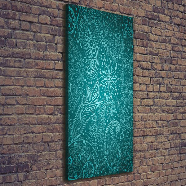 Foto auf leinwand vertikales Ornamente