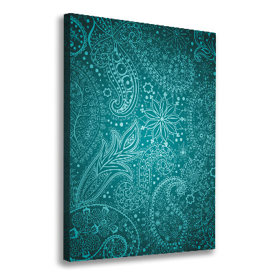 Foto auf leinwand vertikales Ornamente