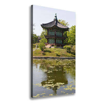 Foto auf leinwand vertikales Japanischer Park