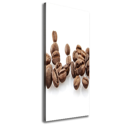 Foto leinwand vertikales Kaffeebohnen