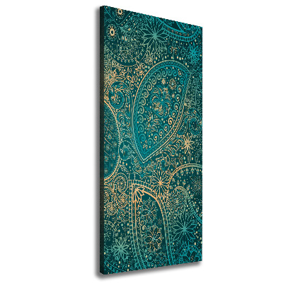 Foto auf leinwand vertikales Ornamente