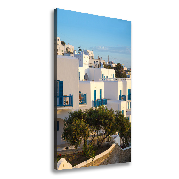 Wandbild vertikales Mykonos, Griechenland
