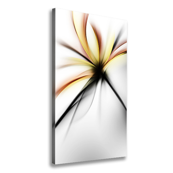 Wandbild vertikales Abstrakte Blume