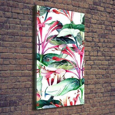 Foto leinwand vertikales Geißblatt