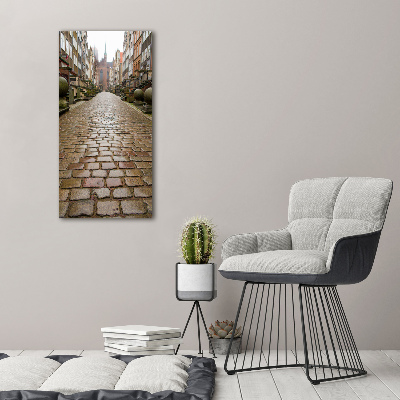 Wandbild vertikales Danzig, Polen