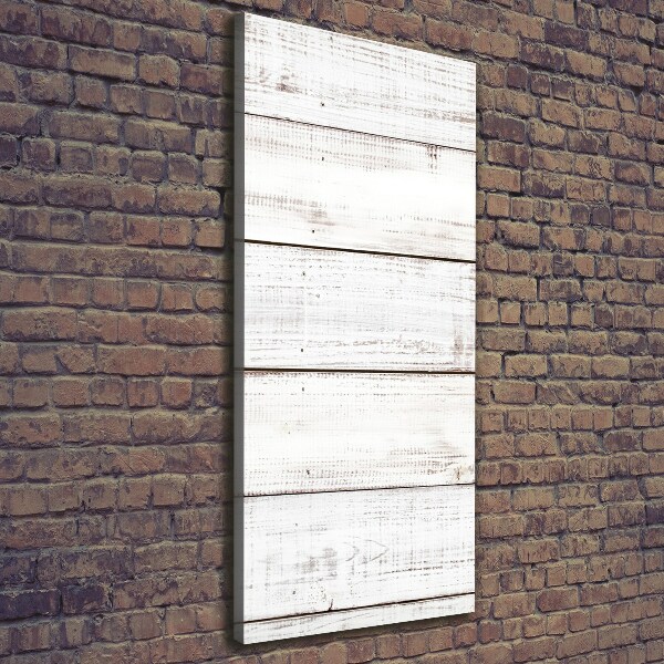 Foto auf leinwand vertikales Holzwand