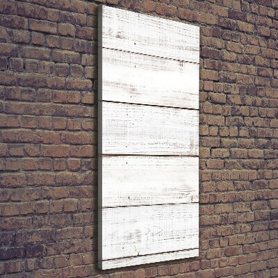 Foto auf leinwand vertikales Holzwand