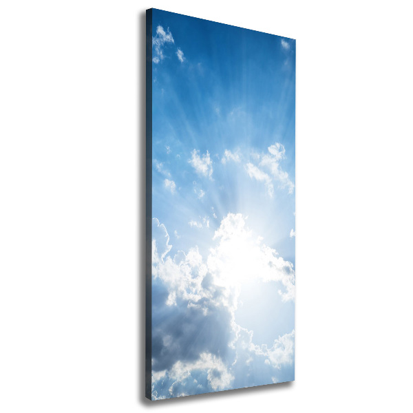Wandbild vertikales Wolken am Himmel