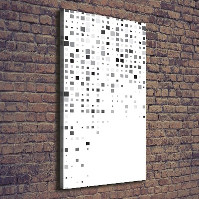 Foto auf leinwand vertikales Abstraktionsquadrate