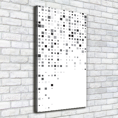 Foto auf leinwand vertikales Abstraktionsquadrate