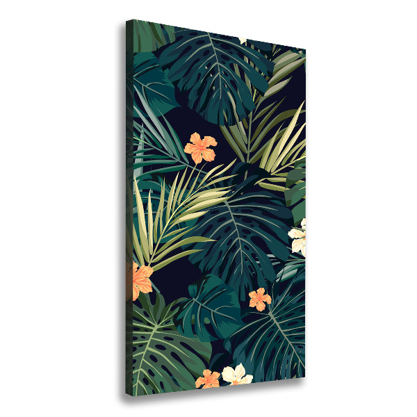 Wandbild vertikales Hawaiianische Blumen