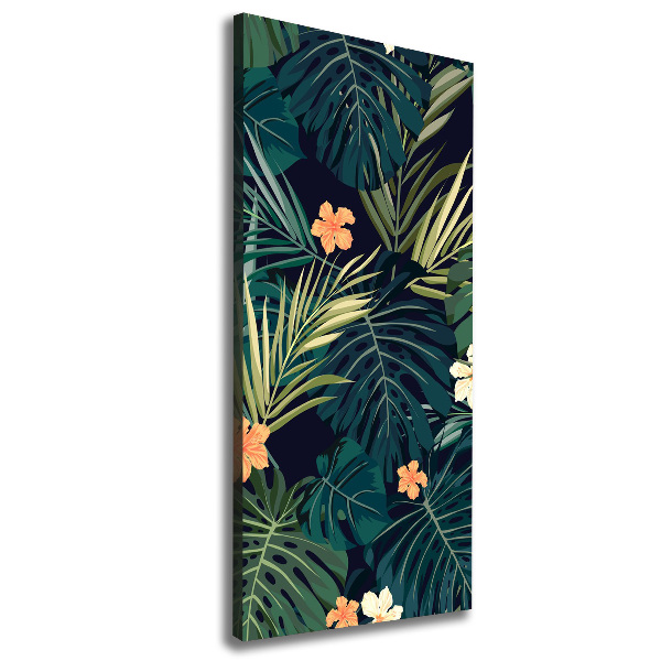 Wandbild vertikales Hawaiianische Blumen