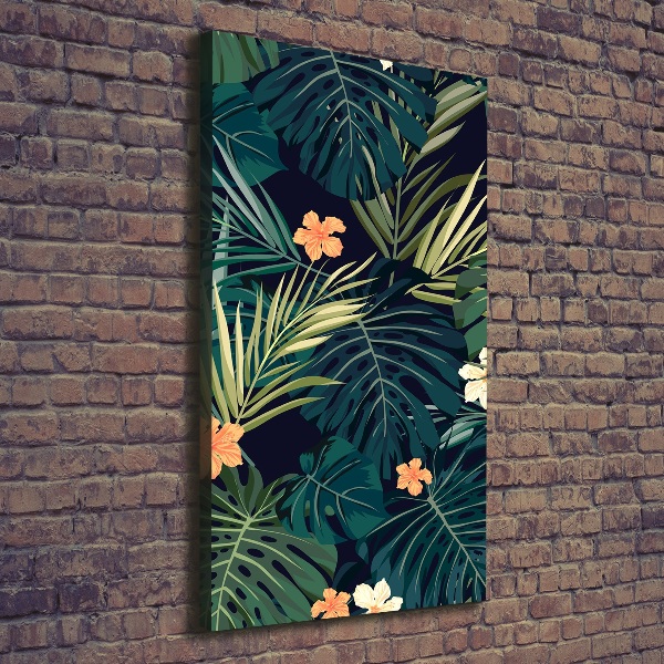 Wandbild vertikales Hawaiianische Blumen