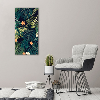 Wandbild vertikales Hawaiianische Blumen