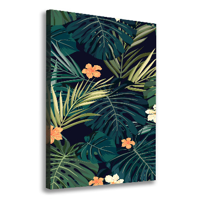 Wandbild vertikales Hawaiianische Blumen