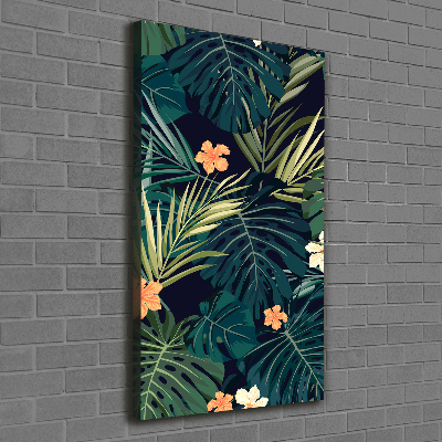 Wandbild vertikales Hawaiianische Blumen