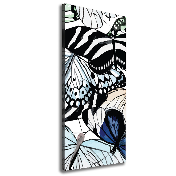 Foto leinwand vertikales Schmetterlinge