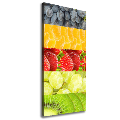 Wandbild vertikales Obst