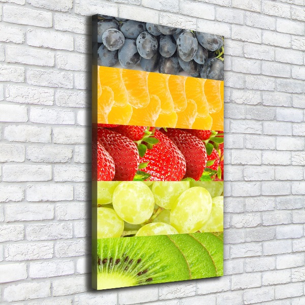 Wandbild vertikales Obst