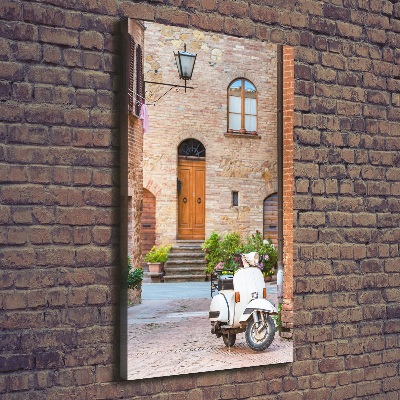 Foto leinwand vertikales Italienische Straßen