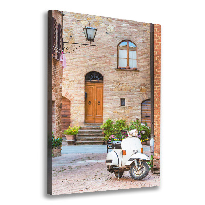 Foto leinwand vertikales Italienische Straßen