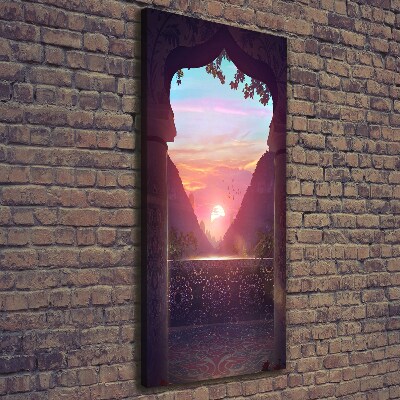 Foto auf leinwand vertikales Östliche Architektur
