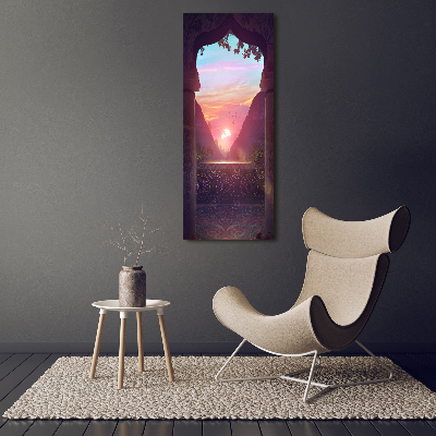 Foto auf leinwand vertikales Östliche Architektur