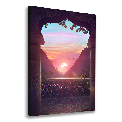 Foto auf leinwand vertikales Östliche Architektur