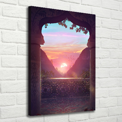 Foto auf leinwand vertikales Östliche Architektur