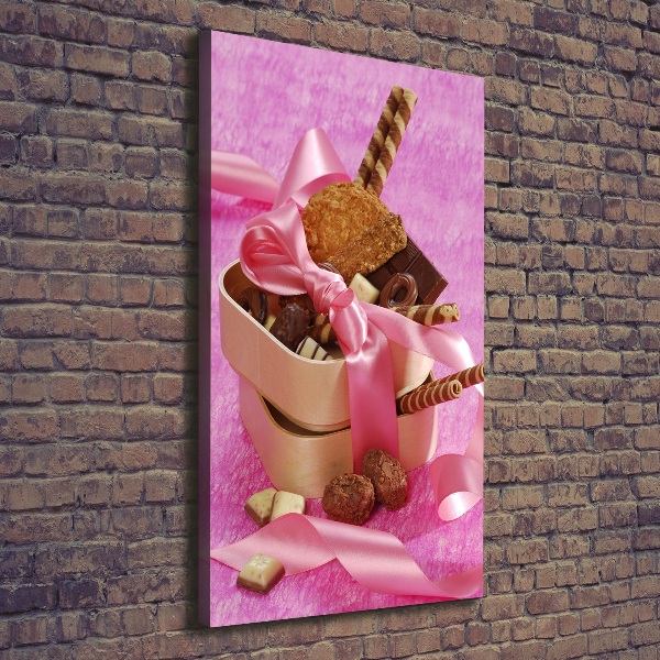 Foto leinwand vertikales Süßigkeiten