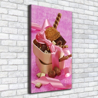 Foto leinwand vertikales Süßigkeiten