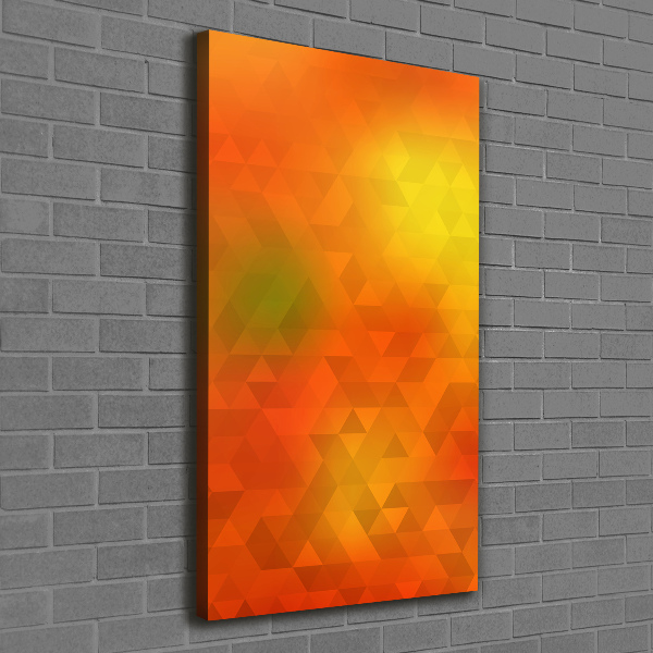 Foto leinwand vertikales Abstrakte Dreiecke