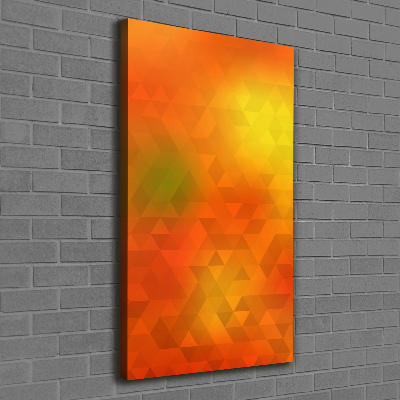 Foto leinwand vertikales Abstrakte Dreiecke