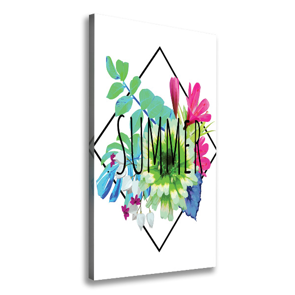 Foto leinwand vertikales Sommer