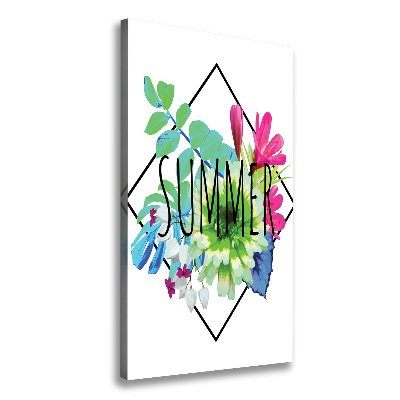 Foto leinwand vertikales Sommer