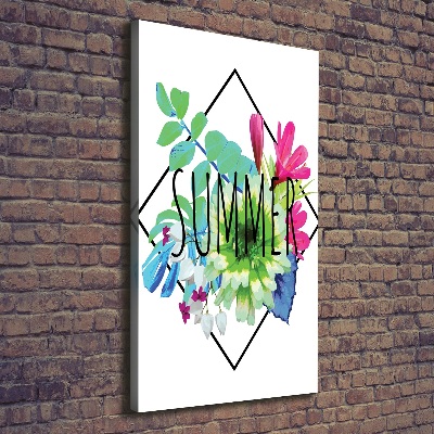 Foto leinwand vertikales Sommer