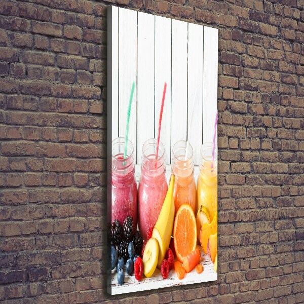 Foto auf leinwand vertikales Farbenfrohe Cocktails